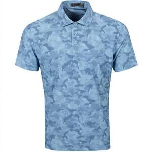 NEW G/FORE men's camo printed polo shirt in baja